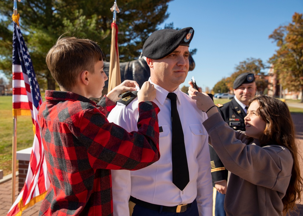 Master Sgt. Jason Huey Promotion Ceremony