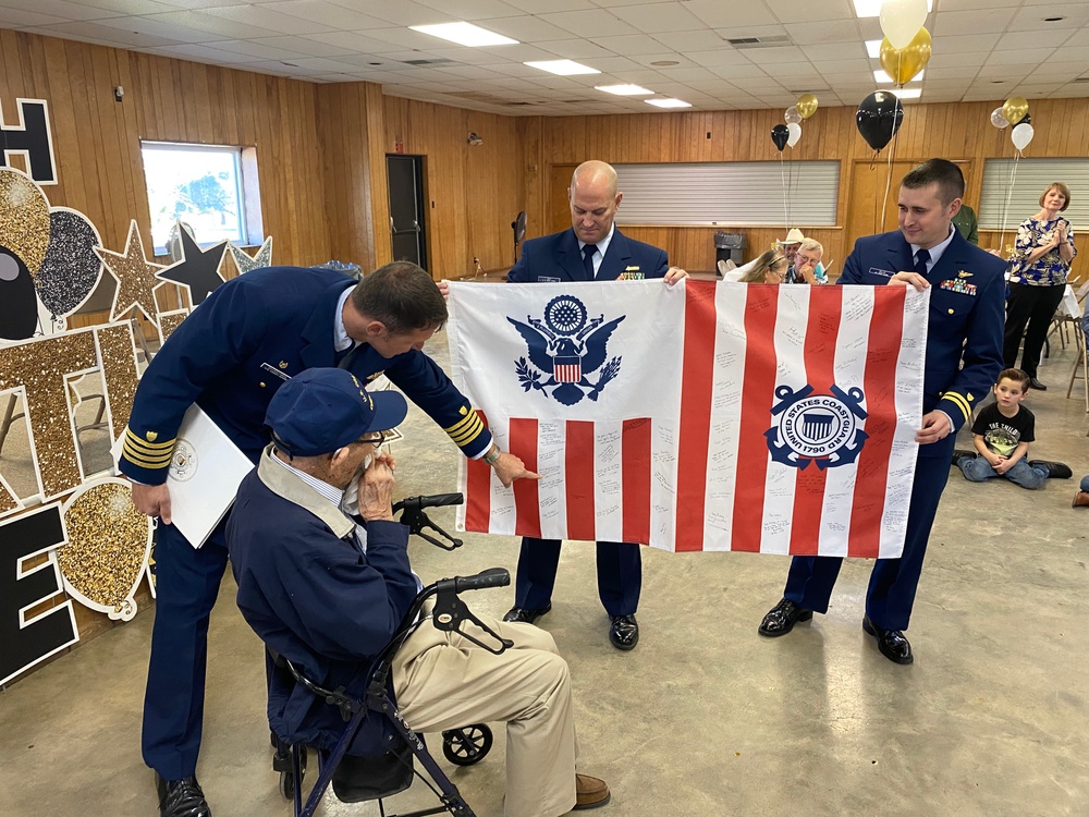 WWII Coast Guard Veteran 100th Birthday