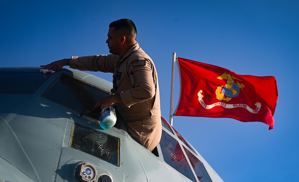 VMGR-352 preform aerial operations over East Africa