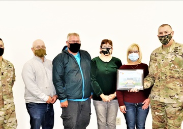 Fort McCoy DHR Mail Room team recognized for excellence