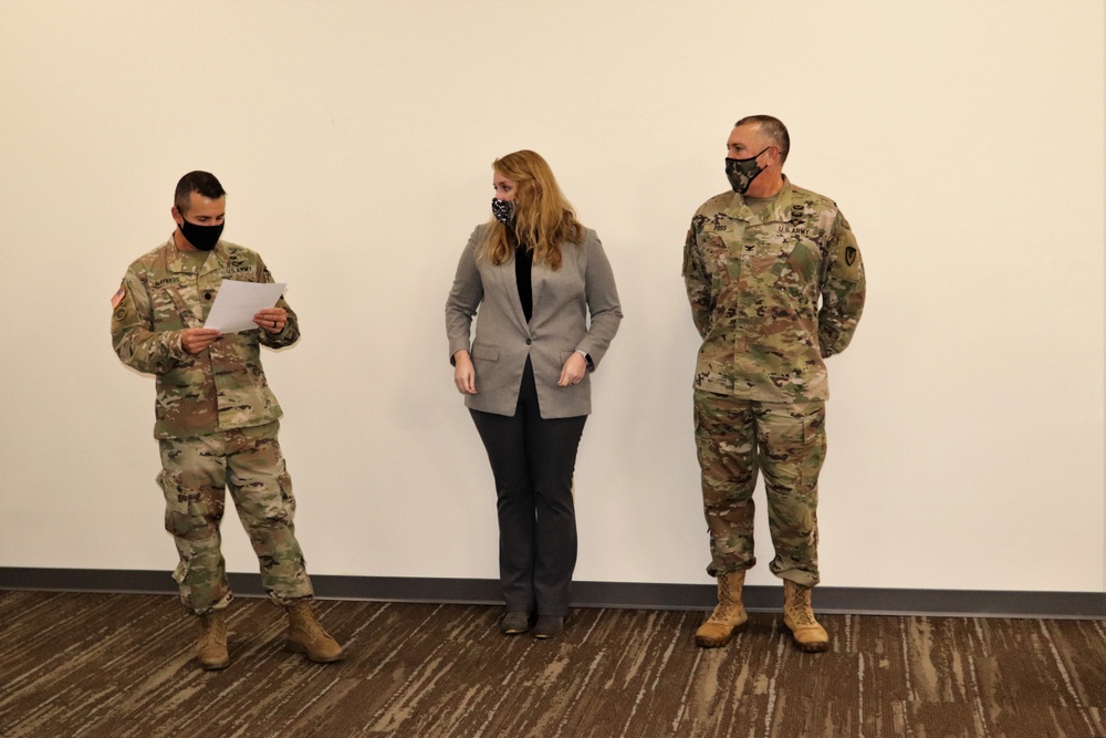 Fort McCoy RMO employee recognized for supporting Fort Devens operations