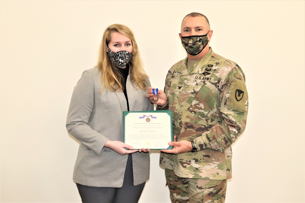 Fort McCoy RMO employee recognized for supporting Fort Devens operations