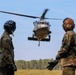 Marne Air Soldiers conduct forward arming and refueling point operations during aerial gunnery.