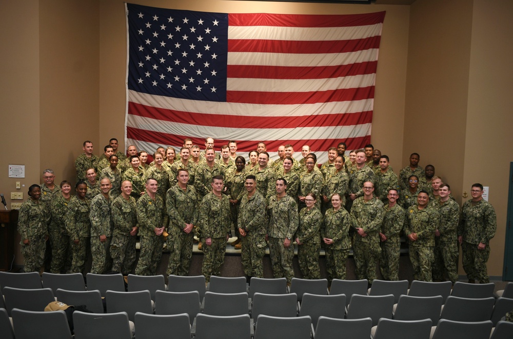 U.S. 4th Fleet Reserve Unit Poses for a Photo