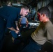 USS Sioux City Sailors Simulate a Medical Casualty During Flight Deck Fire Drill
