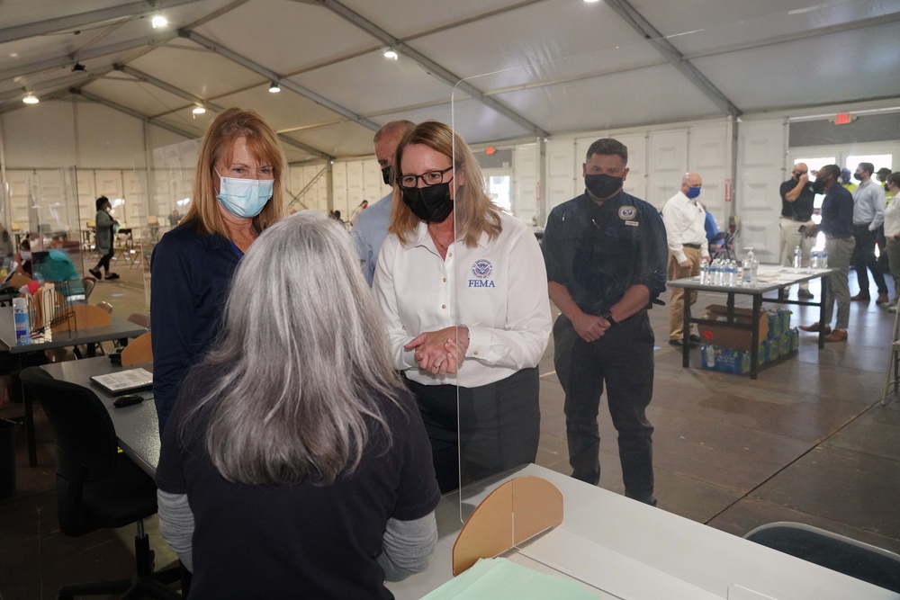 Hurricane Ida: FEMA Administrator Visits  Houma Disaster Recovery Center