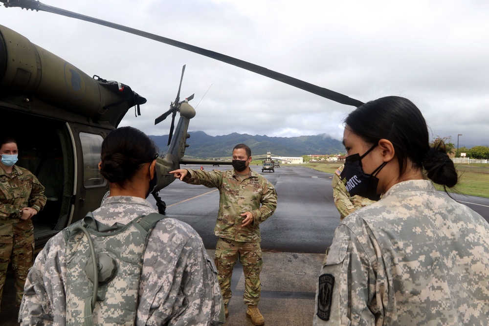 HIARNG displays aviation opportunities for JROTC students