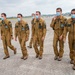 UN Command-Rear representatives and members of the French Navy observe takeoff and landing of the Falcon F200