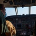 UN Command-Rear representatives and members of the French Navy observe takeoff and landing of the Falcon F200