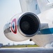 UN Command-Rear representatives and members of the French Navy observe takeoff and landing of the Falcon F200