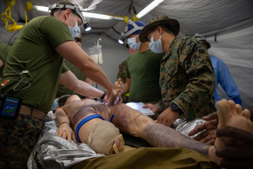 3rd Medical Battalion conducts Role 2 medical training