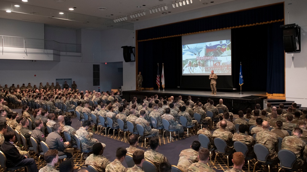 COMPACAF visit ends with base-wide Commander's All Call