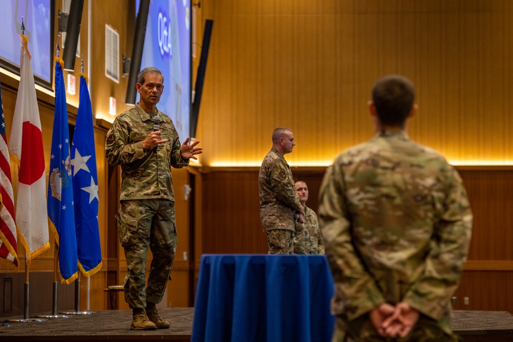 PACAF leadership visits the 18th Wing