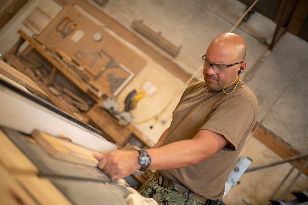 Self Help Woodshop at Camp Lemonnier