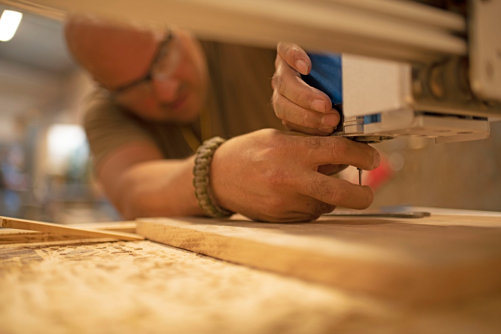 Self Help Woodshop at Camp Lemonnier