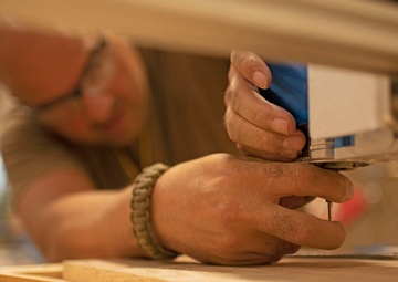 Self Help Woodshop at Camp Lemonnier