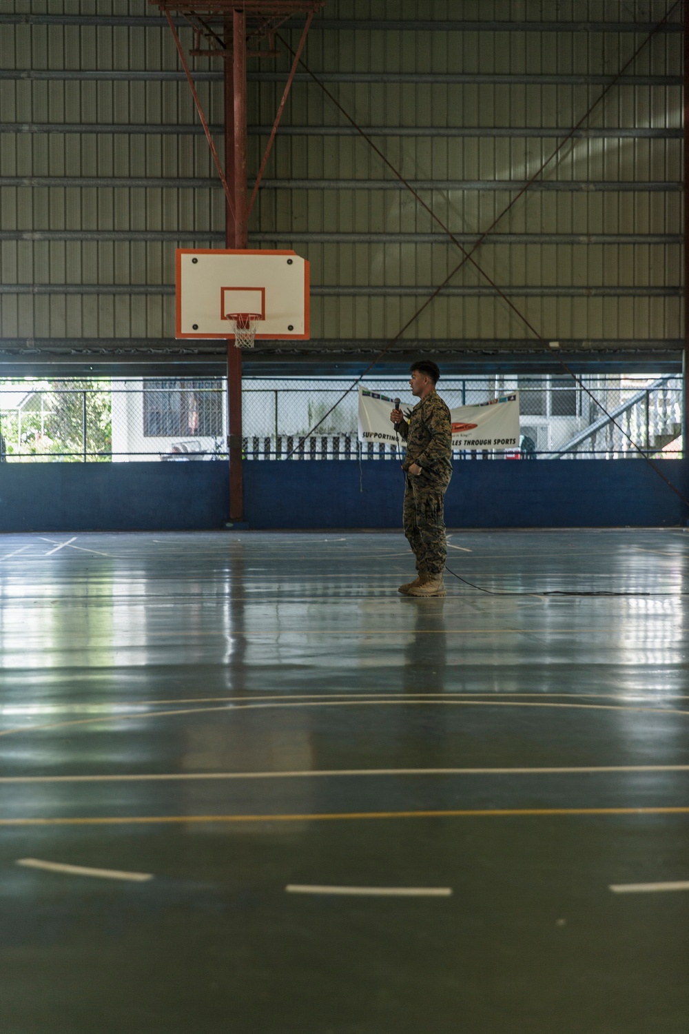 Military Introduction Assembly in Palau