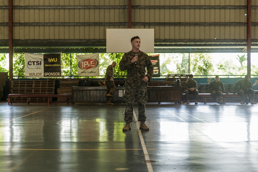 Military Introduction Assembly in Palau