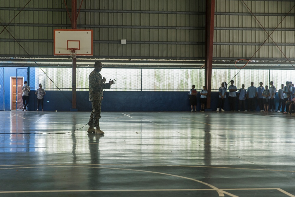 Military Introduction Assembly in Palau