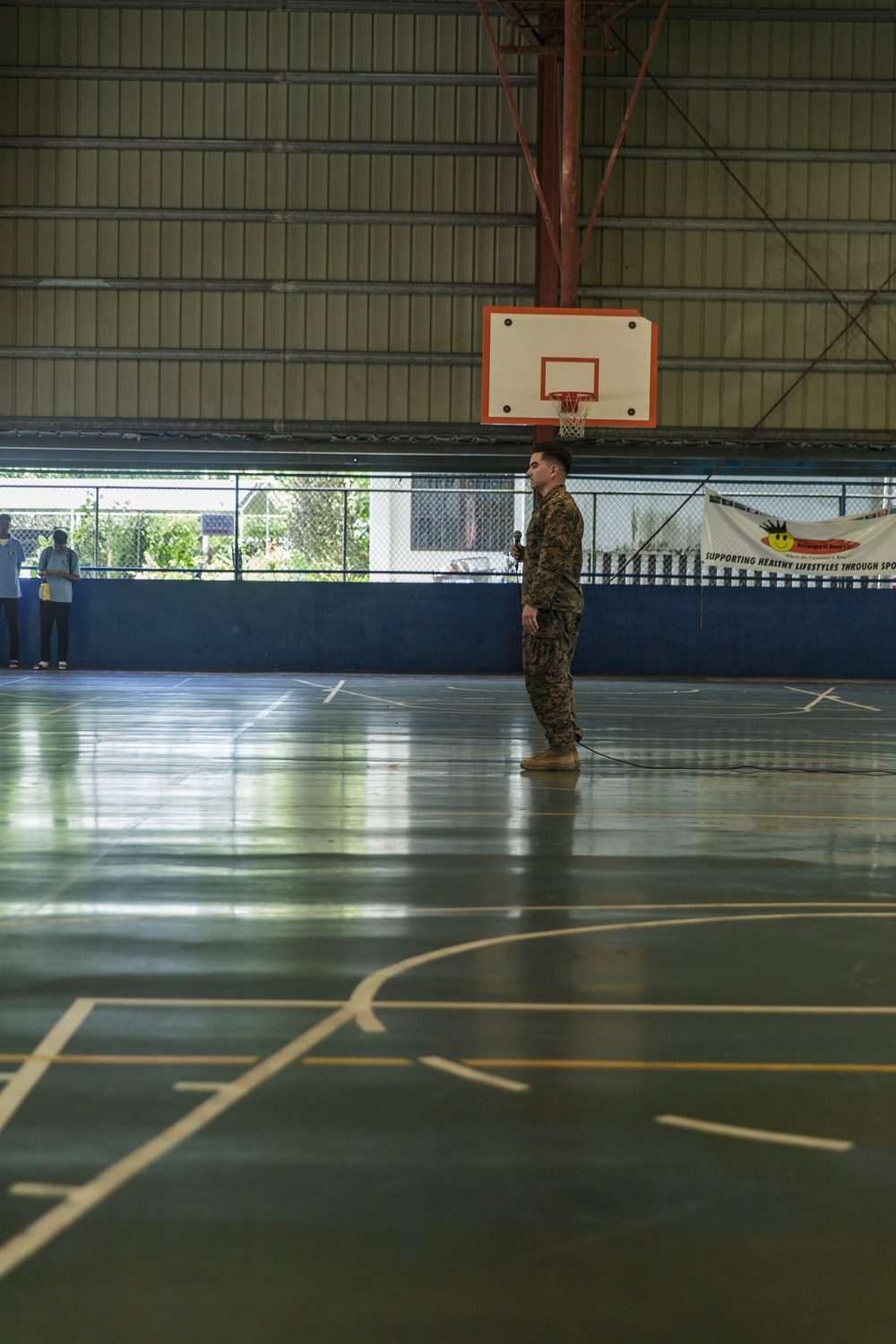 Military Introduction Assembly in Palau