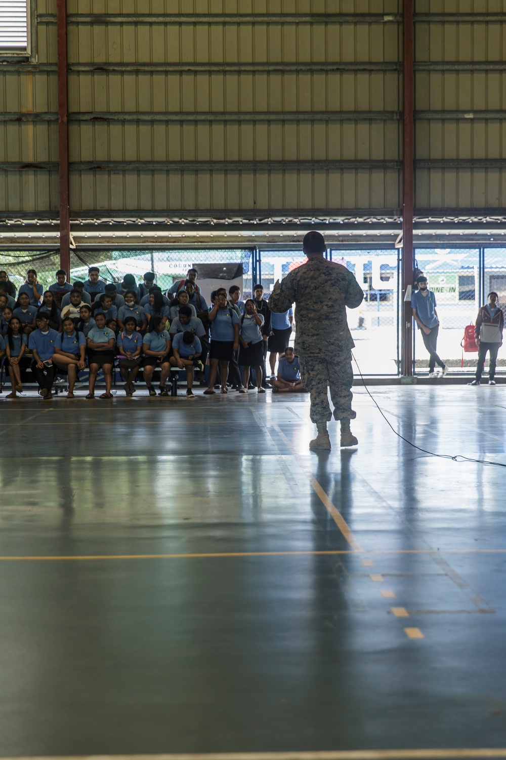 Military Introduction Assembly in Palau