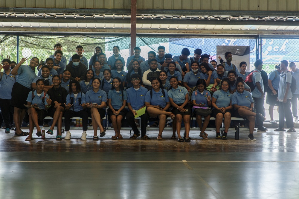Military Introduction Assembly in Palau