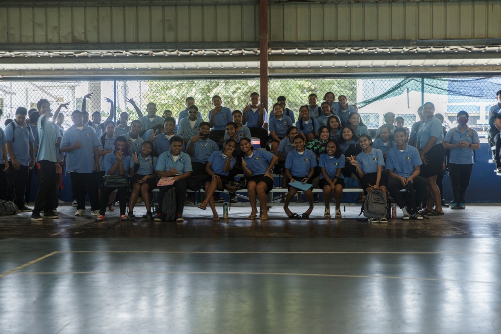 Military Introduction Assembly in Palau