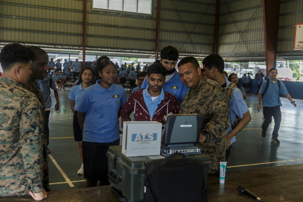 Military Introduction Assembly in Palau