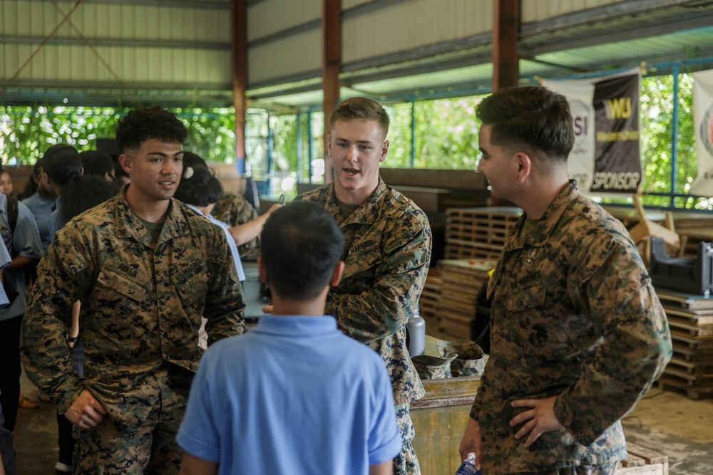 Military Introduction Assembly in Palau