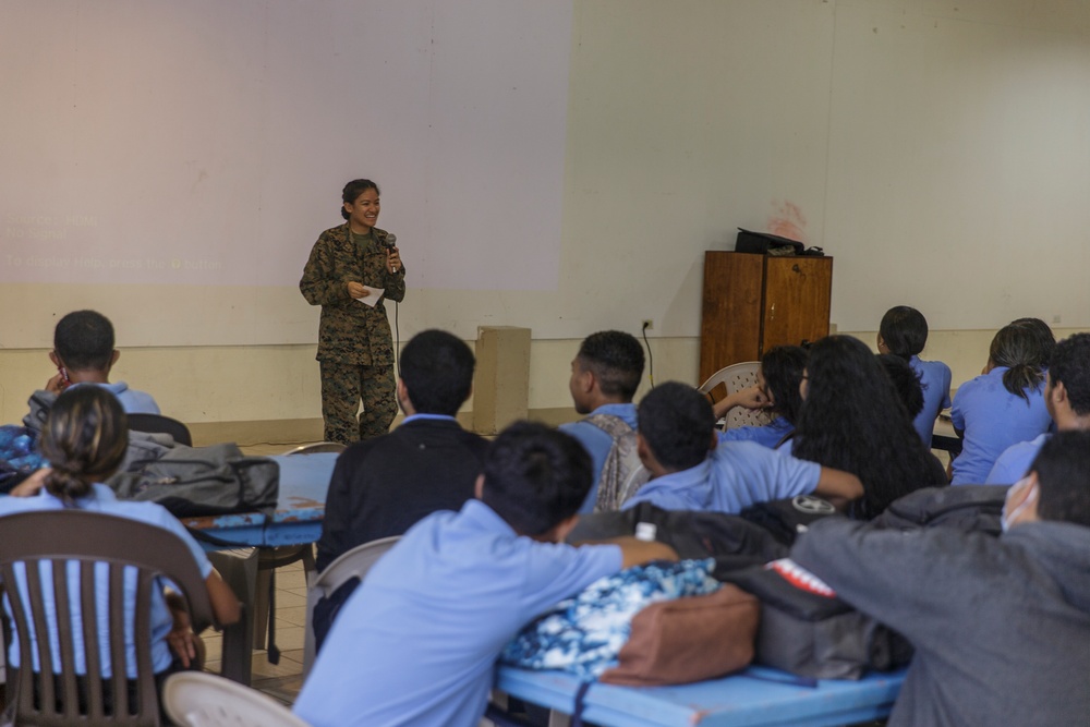 Military Introduction Assembly in Palau