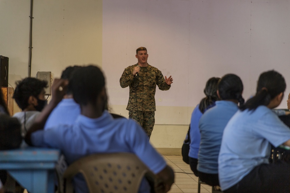 Military Introduction Assembly in Palau