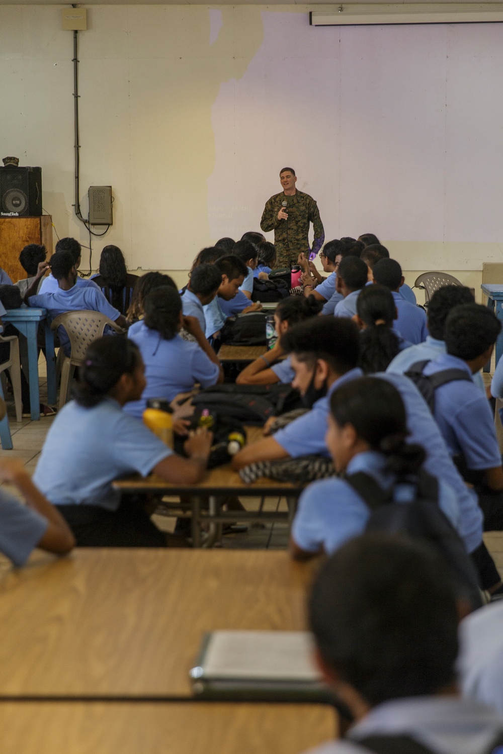Military Introduction Assembly in Palau