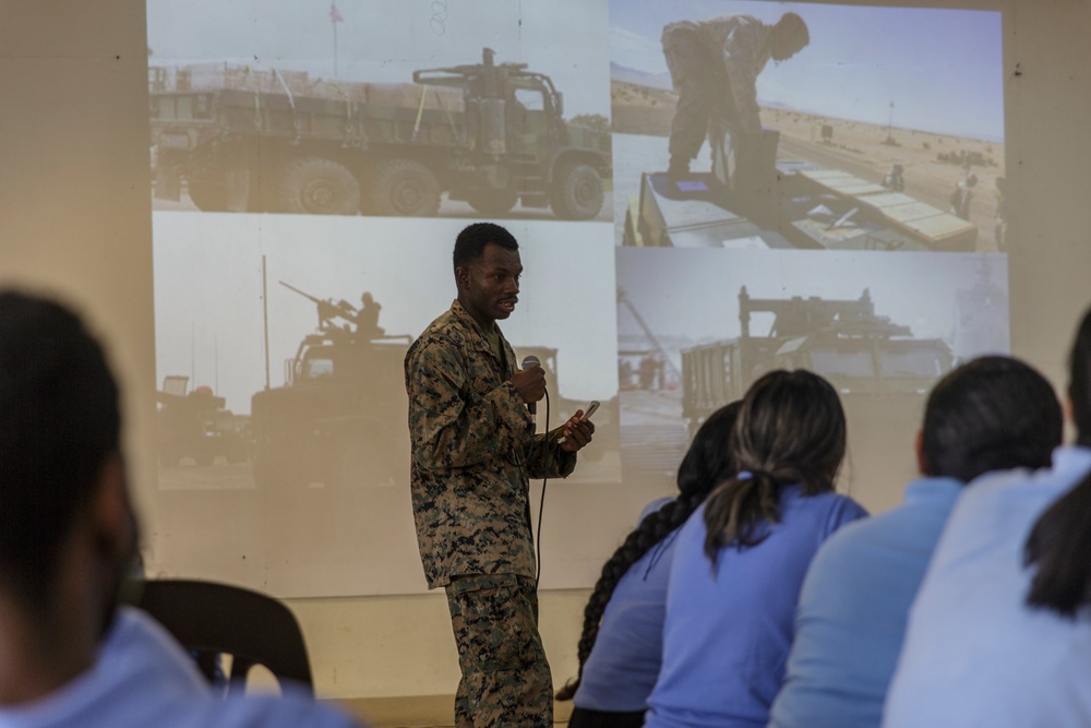 Military Introduction Assembly in Palau