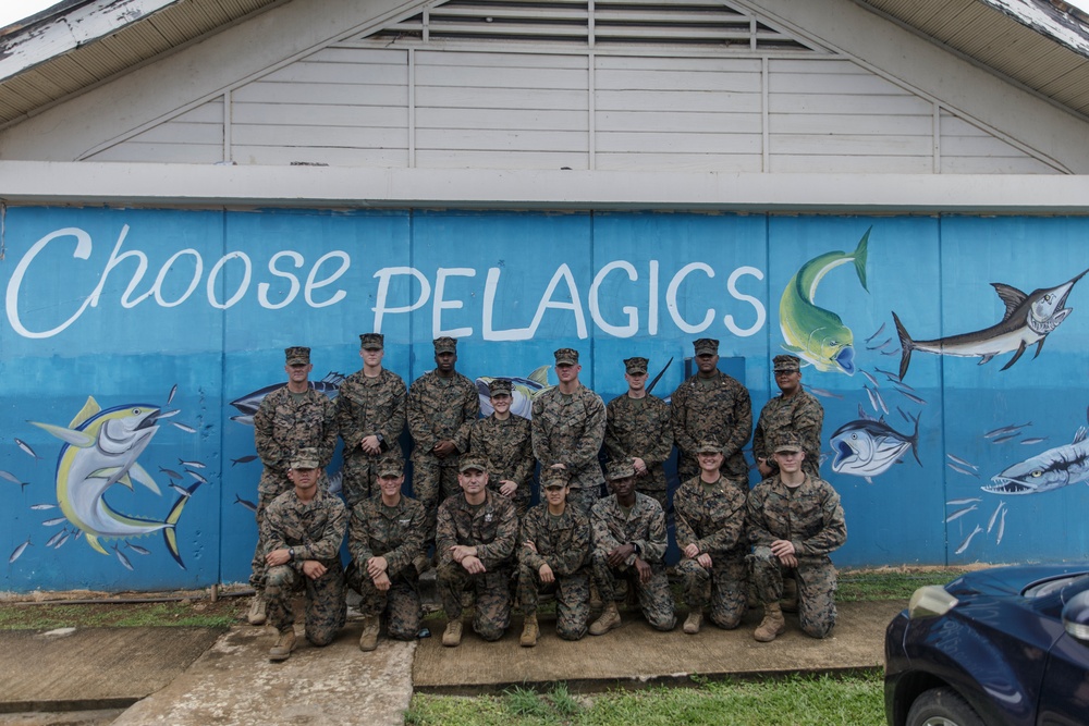 Military Introduction Assembly in Palau