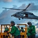 USS Carl Vinson (CVN 70) Conducts VERTREP with USNS Yukon (T-AO 202)