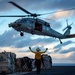 USS Carl Vinson (CVN 70) Conducts VERTREP with USNS Yukon (T-AO 202)