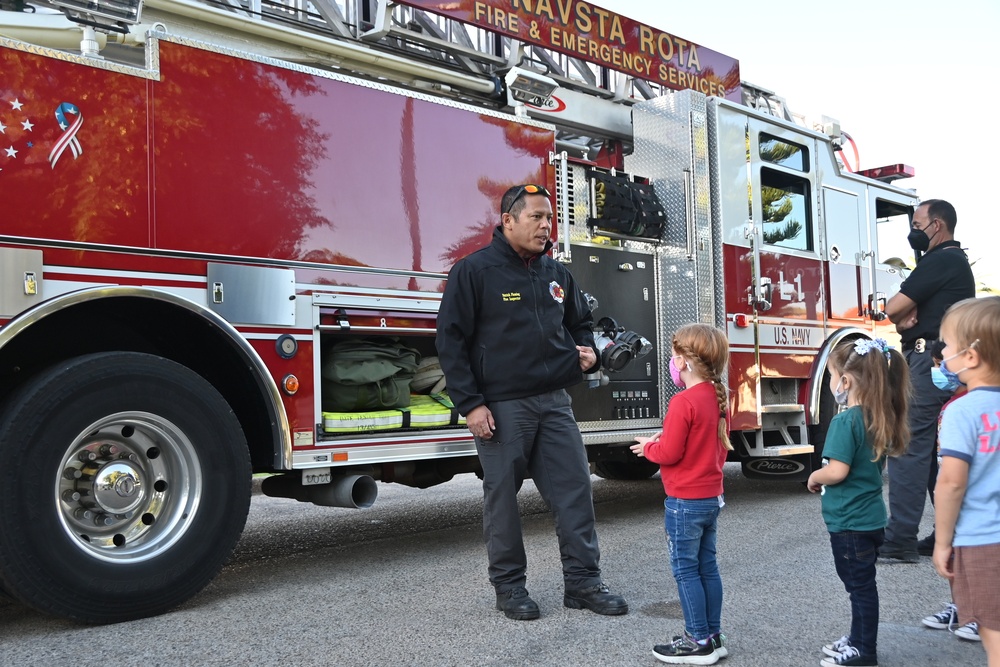 NAVSTA Rota Celebrates Fire Prevention Week with Fire Safety Information and Comradery