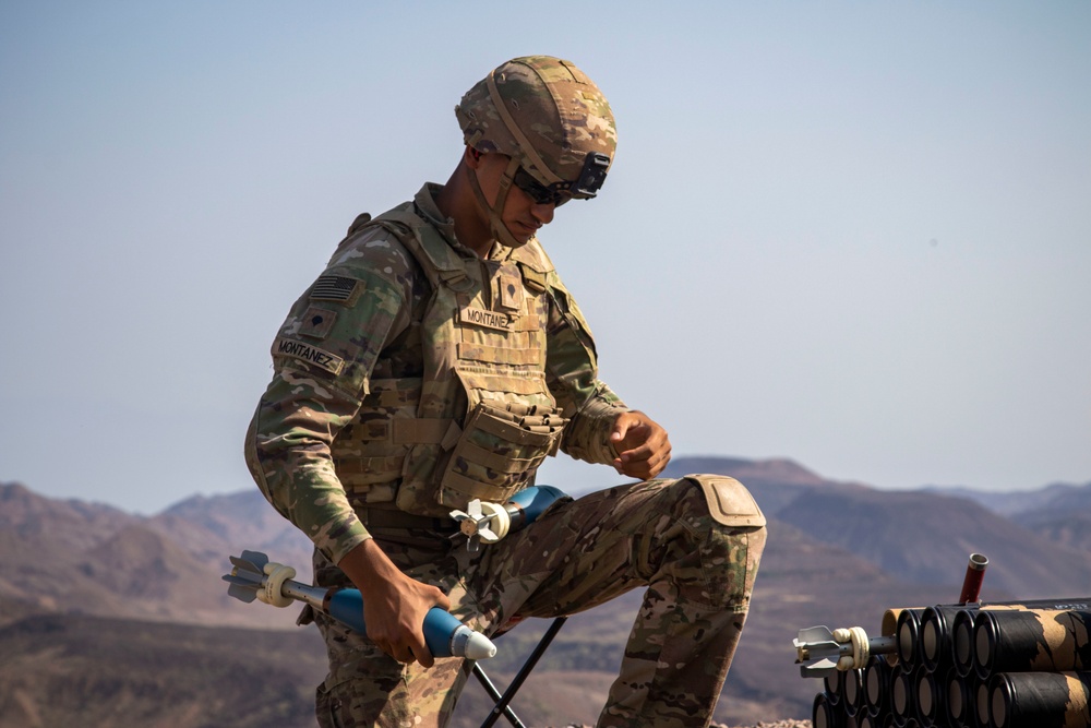 Fire Support Team uses digital fires for mortar live-fire