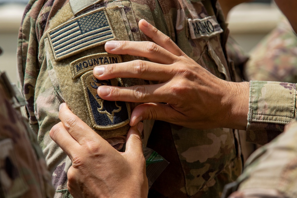 HHC, 1-102nd Infantry Regiment (Mountain) holds award ceremony at Camp Lemonnier, Djibouti