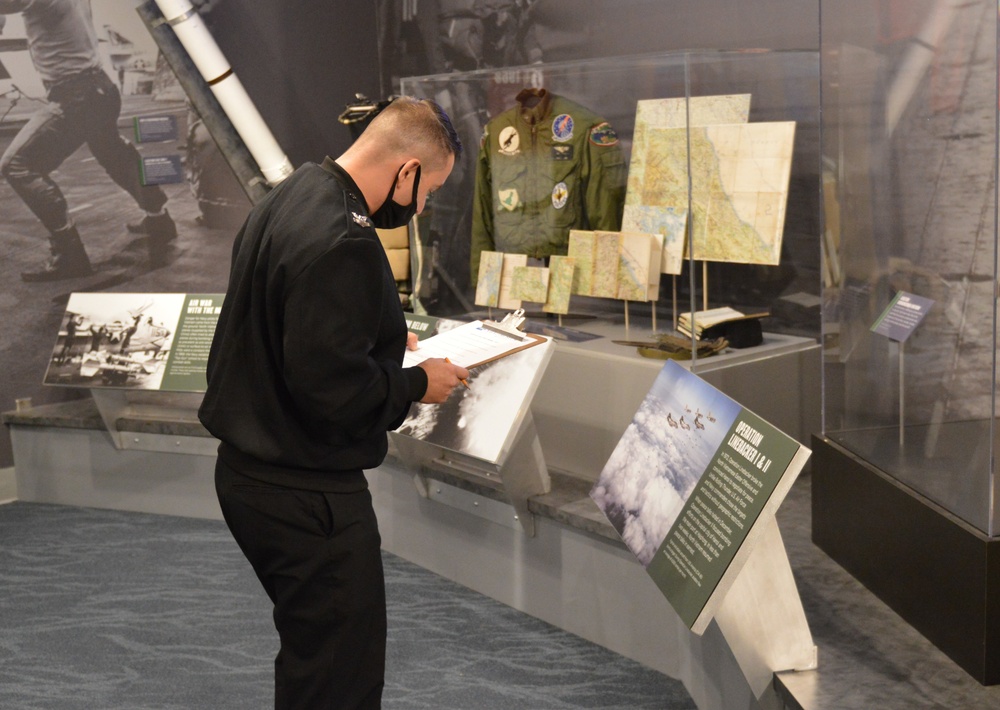 NAS Oceana Chief Petty Officer Selects visit Hampton Roads Naval Museum