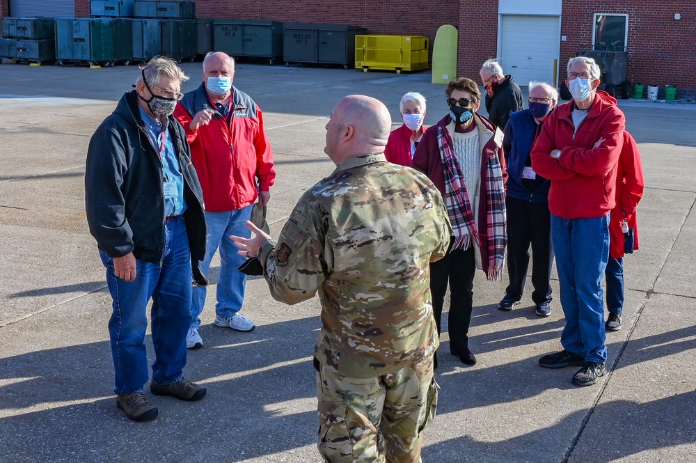 155th ARW gives KC-135R Stratotanker tour
