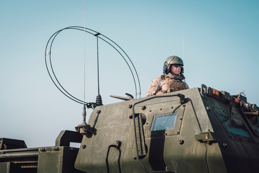 11th MEU supports HIMARS rapid infiltration exercise in Kuwait