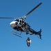 Federal Protective Service member is hoisted with his K9