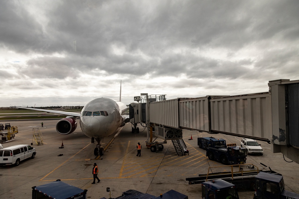 Afghan Guests Arrive in Philadelphia International Airport
