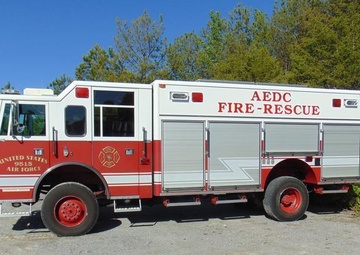 Arnold AFB fire truck finds new life with transfer to emergency responders in Iowa