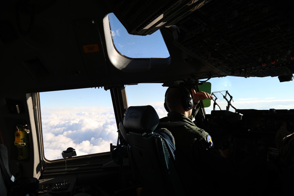 Exercise Rainier War 21B C-17 Globemaster III flights