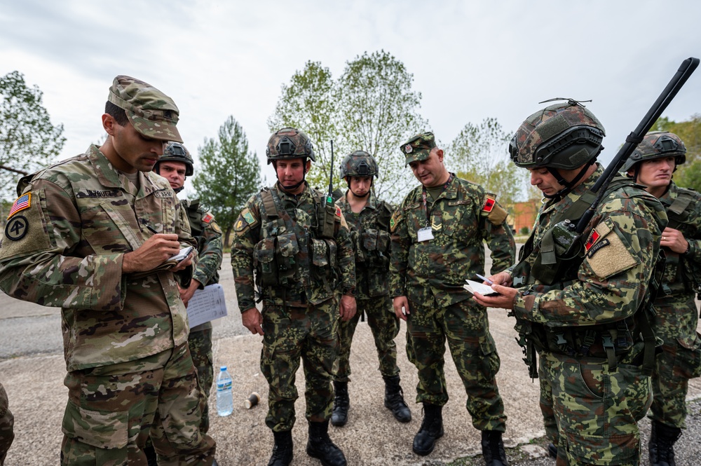 NJ National Guard Soldiers train with Albanian Armed Forces