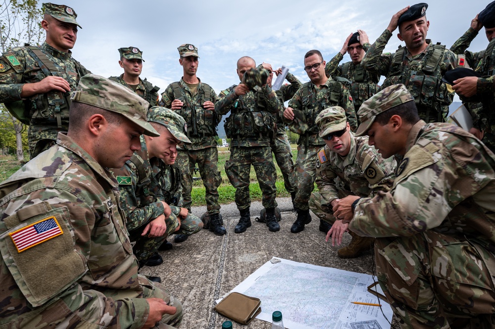 NJ National Guard Soldiers train with Albanian Armed Forces