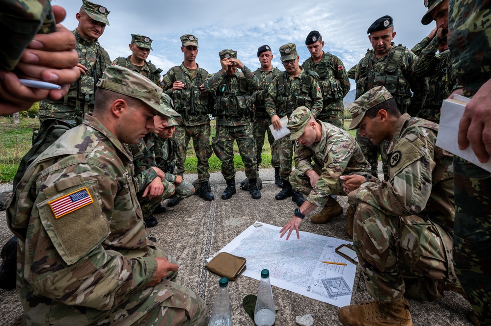 NJ National Guard Soldiers train with Albanian Armed Forces