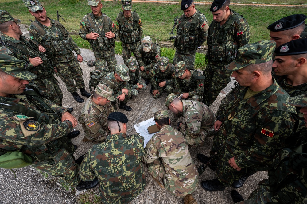 NJ National Guard Soldiers train with Albanian Armed Forces